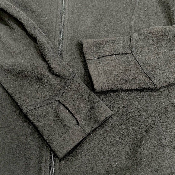 The North Face Black Full Zip Fleece Athletic Sweatshirt Long Sleeve Size S - Picture 7 of 8